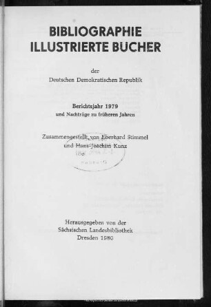 1979: Berichtsjahr 1979 und Nachträge zu früheren Jahren