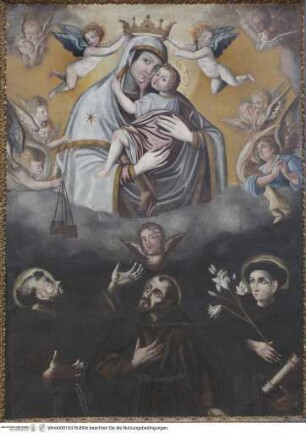 Altar der Madonna del Carmine, Madonna von Karmel