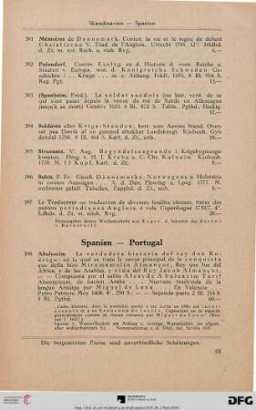 Spanien – Portugal (Nr. 398-414)