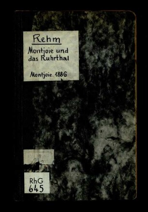Montjoie und das Ruhrthal