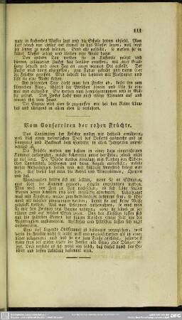 Vom Conserviren der rohen Früchte