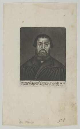 Bildnis des Iohann Hessus