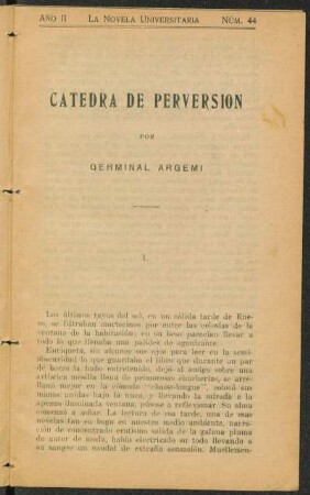 1922004400: Cátedra de perversión