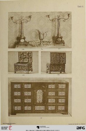 Tafel I – XXXII