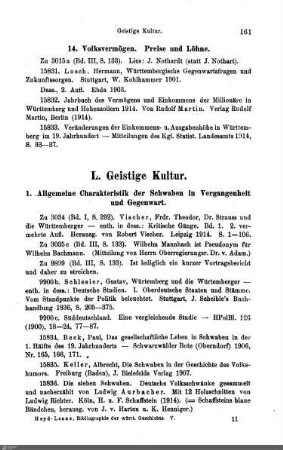 L. Geistige Kultur