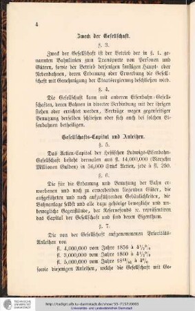 Zweck der Gesellschaft