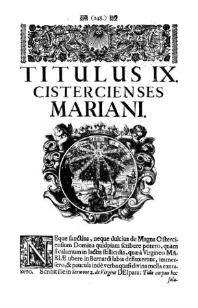 Titulus IX. Cistercienses Mariani