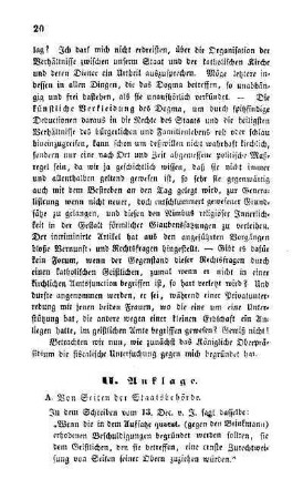 II. Anklage