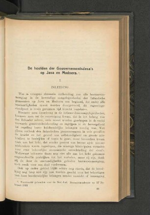De hoofden der Gouvernementsdesa's op Java en Madoera.