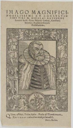 Bildnis des Nicolaus Reusnerus