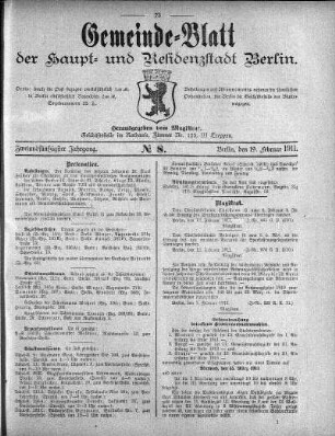 1911,8: No. 8, 19. Februar 1911