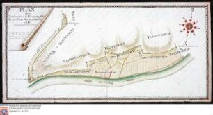 Karte über die Grenze zwischen der kurbadischen Pflege Schönau und dem hessen-darmstädtischen Neckarhäuser Hof