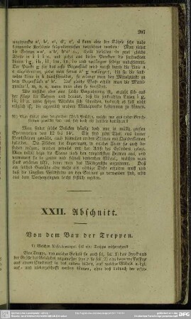 XXII. Abschnitt. Von dem Bau der Treppen