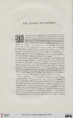 Les livres d'étrennes