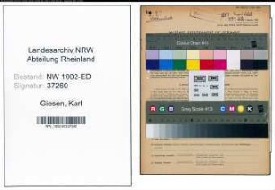Entnazifizierung Karl Giesen, geb. 02.09.1883 (Lehrer)