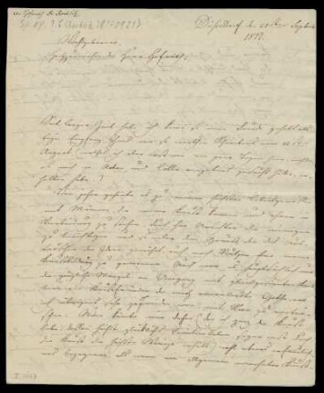 Brief von Louis Spohr an Friedrich Rochlitz