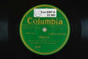 Rigoletto : No. 21; Ah! solo per me l'infamia / (Verdi)