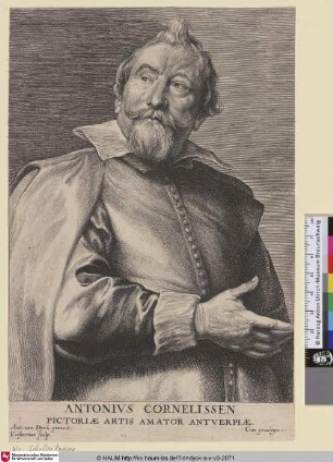 Antonius Cronelissen [Porträt des Kunstsammlers Anton Cornelissen; Antoon Cornelissen; Portret van de verzamelaar Antonius Cornelissen]