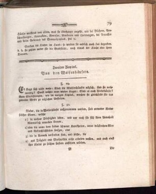 Zweites Kapitel. Von den Waisenhäusern.