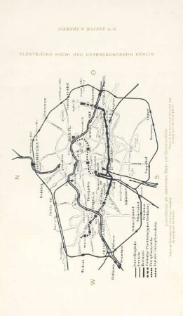 [Elektrische Hoch- und Untergrundbahn Berlin. Grundrisse und Querschnitte]