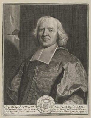 Bildnis des Jacobus Benignus Bossuet