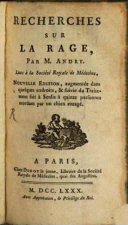 Recherches sur la rage