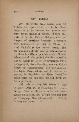 XIV. Entschluß