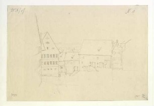 Weinhof. Südseite. Um 1845