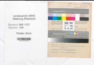 Entnazifizierung Erich Fiedler , geb. 26.03.1908 (Rechtsanwalt)