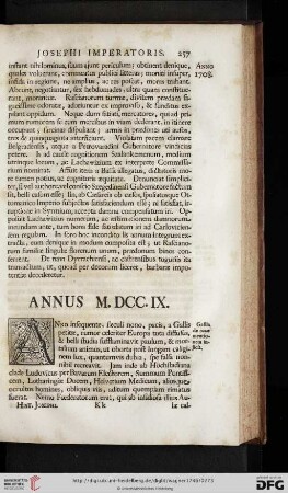Annus M.DCC.IX.