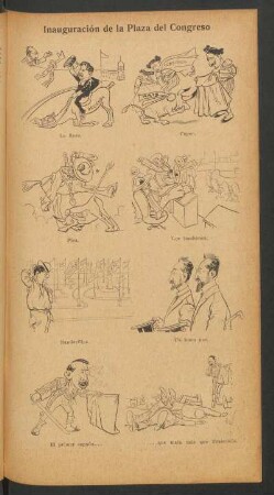 Inauguración de la Plaza del Congreso - [Cómic]