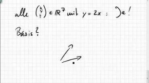 01A.1 Vektorraum, Untervektorraum, Basis, Dimension