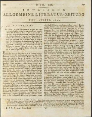 Num. 188. Den 7. Aug. 1804