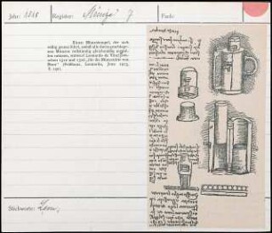 Einen Münzstempel, der sich völlig genau führt, sodass alle darin geschlagenen Münzen vollständig gleichmäßig ausfallen müssen, entwarf Leonardo da Vinci zwischen 1510 und 1516 "für die Münzstätte von Rom"