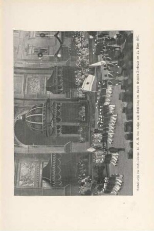Vorbeimarsch der Ruder-Vereine bei S. M. dem Kaiser nach Enthüllung des Kaiser Wilhelm-Denkmals am 23. März 1897