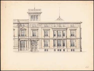 Villa Rütgers, Berlin-Tiergarten Vorprojekt: Ansicht