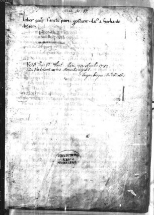 Evangeliorum per annum lectiones - BSB Clm 837