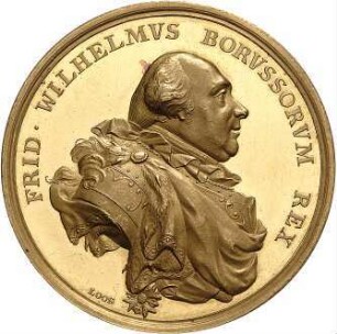 Loos, Friedrich Wilhelm: Huldigung an Friedrich Wilhelm II. in Neu-Ostpreußen