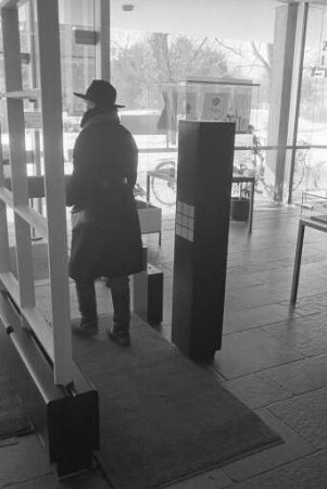Elektronische Diebstahlsicherung bei der Badischen Landesbibliothek am Nymphengarten