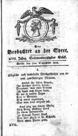 36. Stueck, 7. September 1818