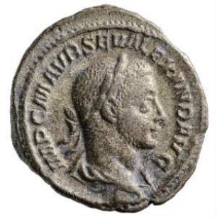 Münze, Denar, 227 n. Chr.