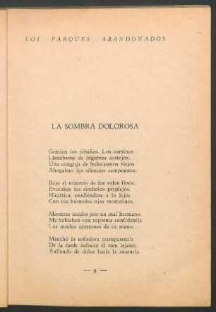La sombra dolorosa
