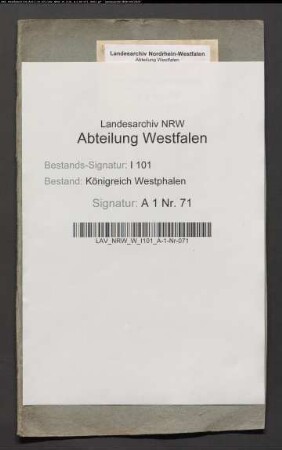 Diözese des Fürstbischofs von Paderborn - allgemein