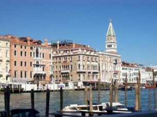 Venedig: Canal Grande mit Campanile von San Marco