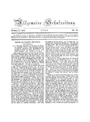 Englische und französische Schulschriften : (Fortsetzung)