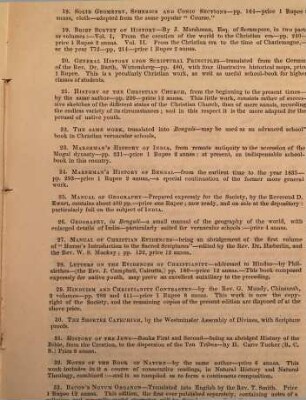 Fifth circular of the Calcutta christian school-book society for the year MDCCCXLIV