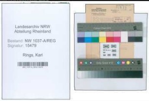 Entnazifizierung Karl Rings , geb. 05.09.1897 (Arzt)