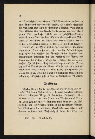 98-101, Christtag