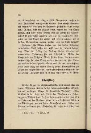 98-101, Christtag