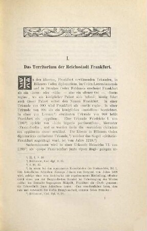 Die Frankfurter Landgemeinden